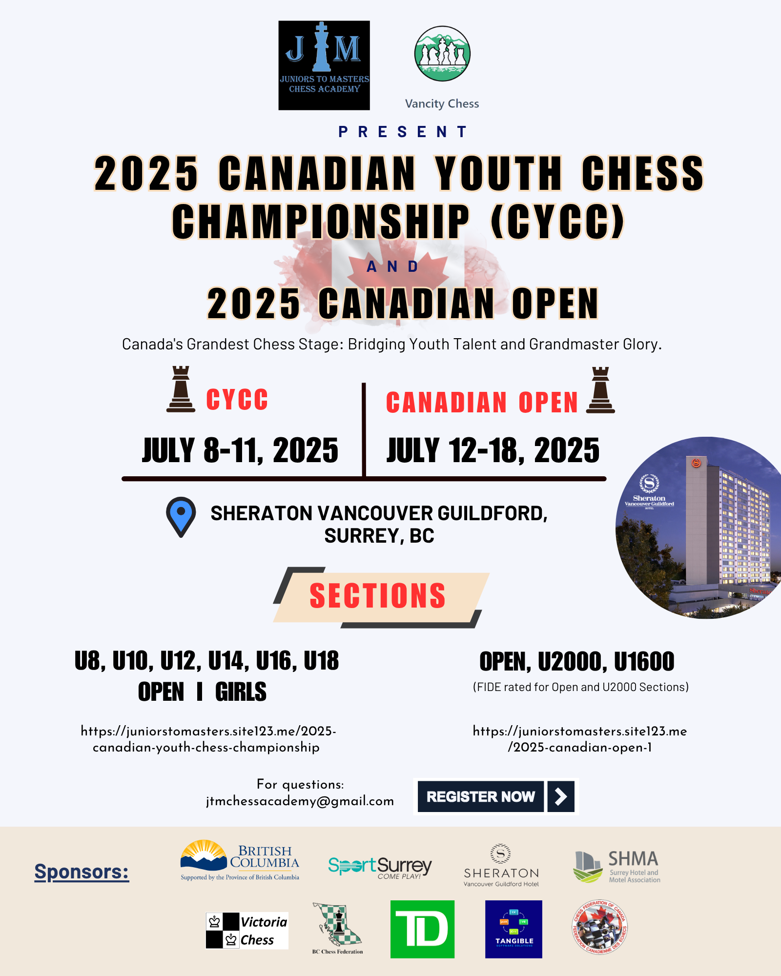 Canadian Open and CYCC Flyer